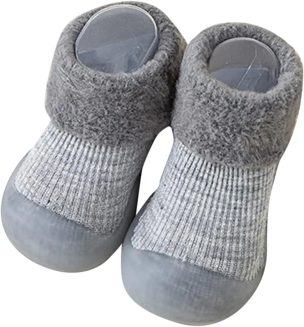 Baby Girl Shoes Children Todller Shoes Baby Boys Girls Non Slip Flat Socks Shoes Lightweight Comfortable Cute Cute B