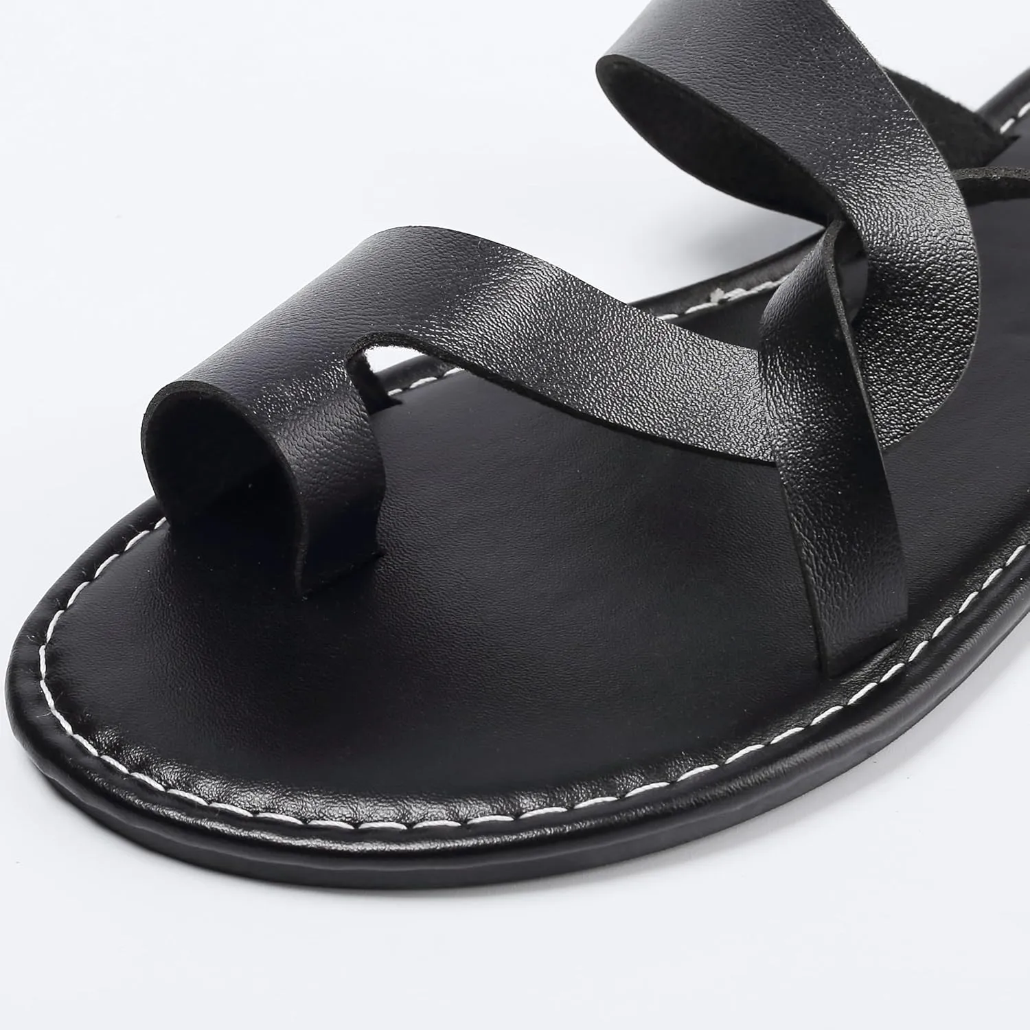 Bohemian Dress Sandals Womens Casual Flats Sandals Comfortable Ankle Strap Summer Boho Thong Sandals