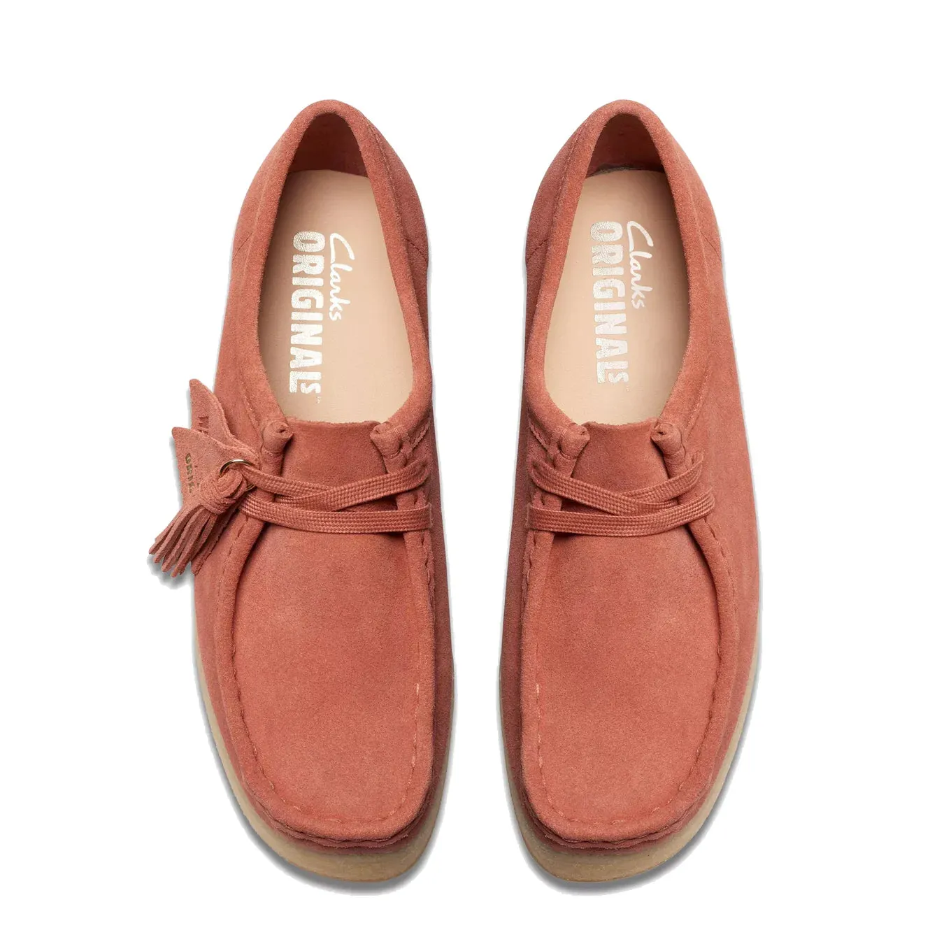 Clarks Originals Womens Wallacraft Bee Terracotta Suede