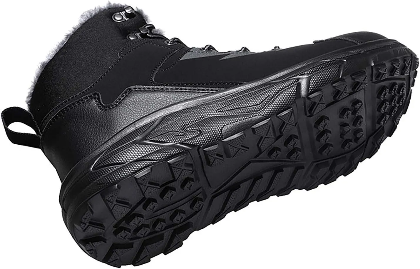 Composite Work Shoes Wear And Anti Slip Snow Boots Five Finger Cotton Shoes Outdoor Sports Men's Snow Boots Slip on Wide
