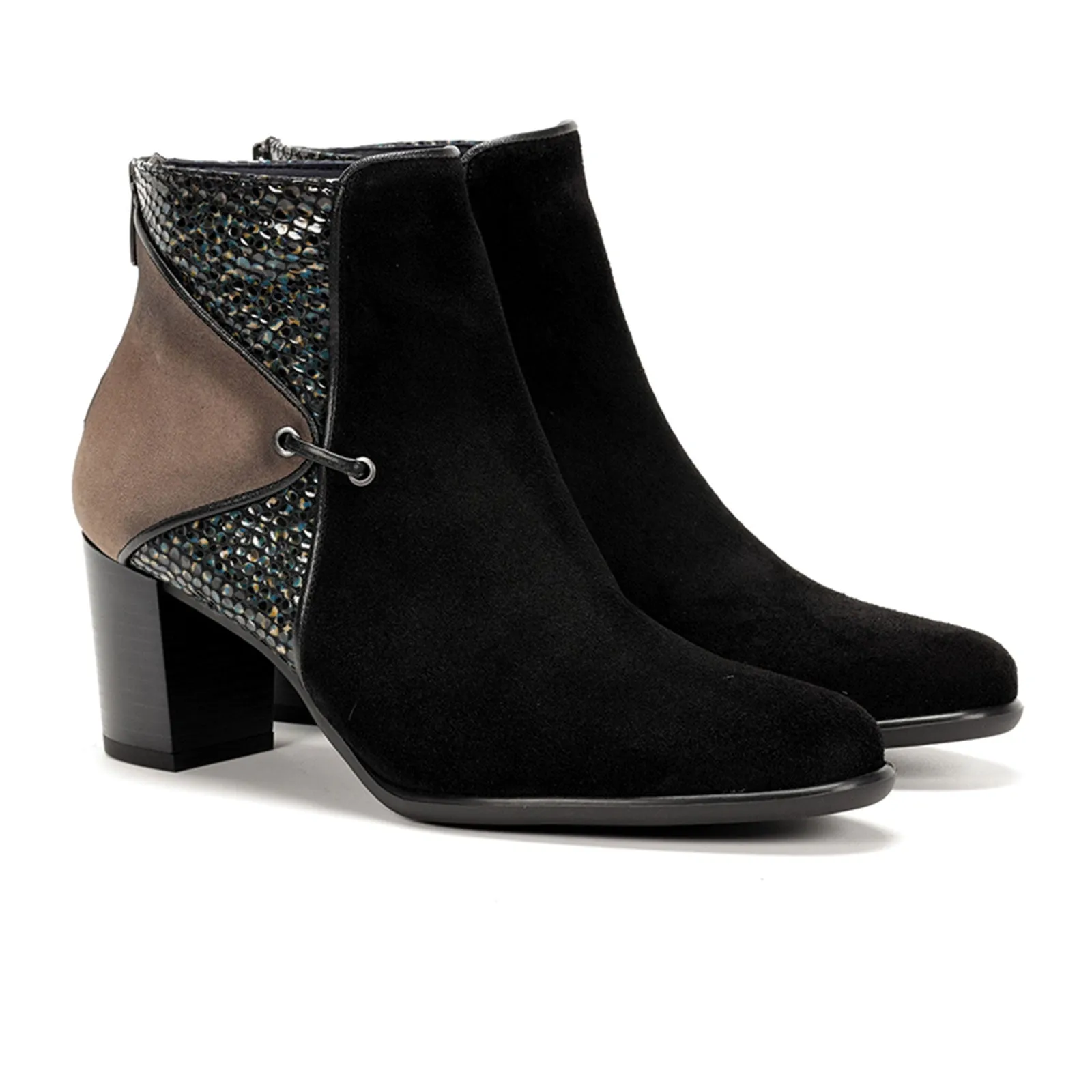 Dorking King D8925 Ankle Boot (Women) - Black/Fango
