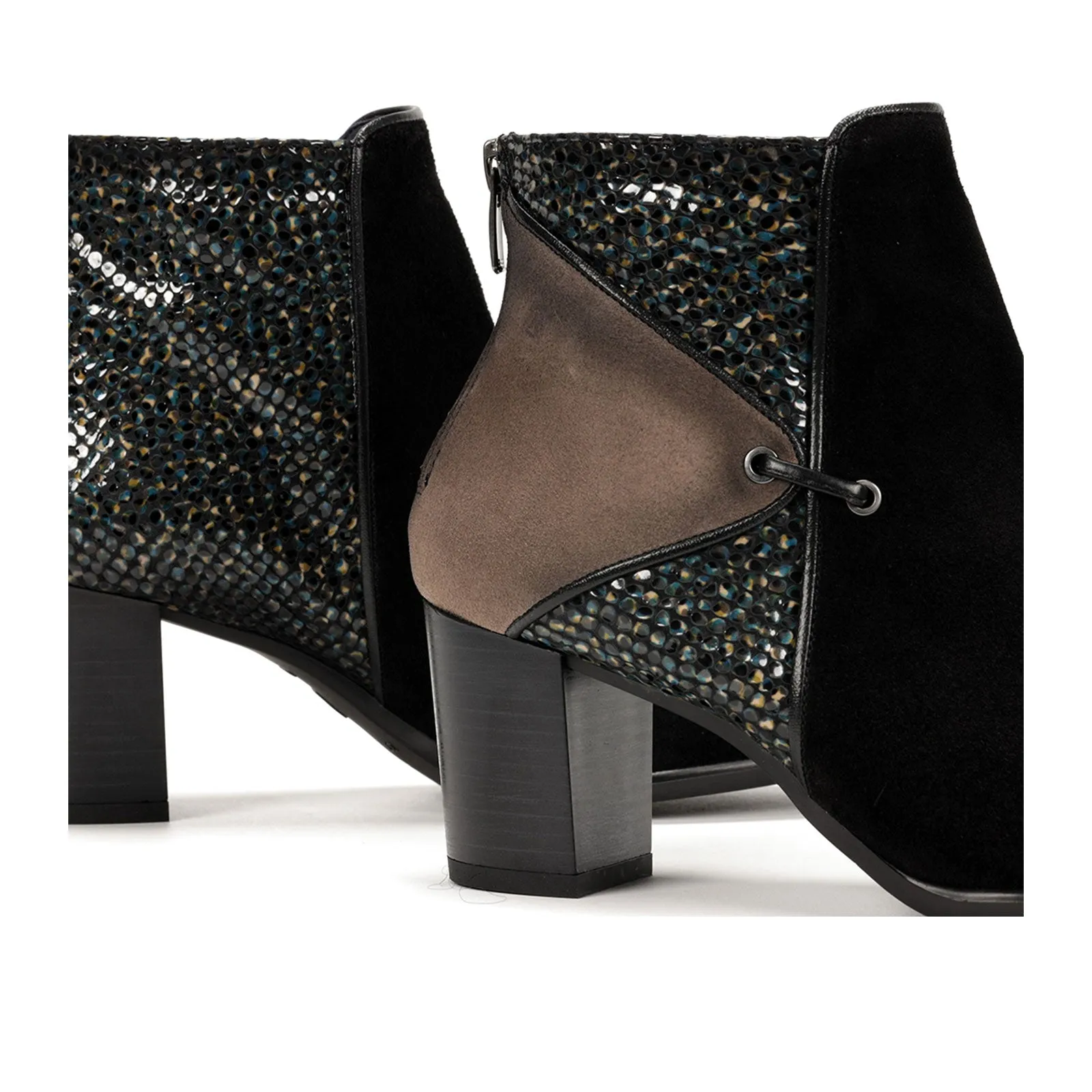 Dorking King D8925 Ankle Boot (Women) - Black/Fango