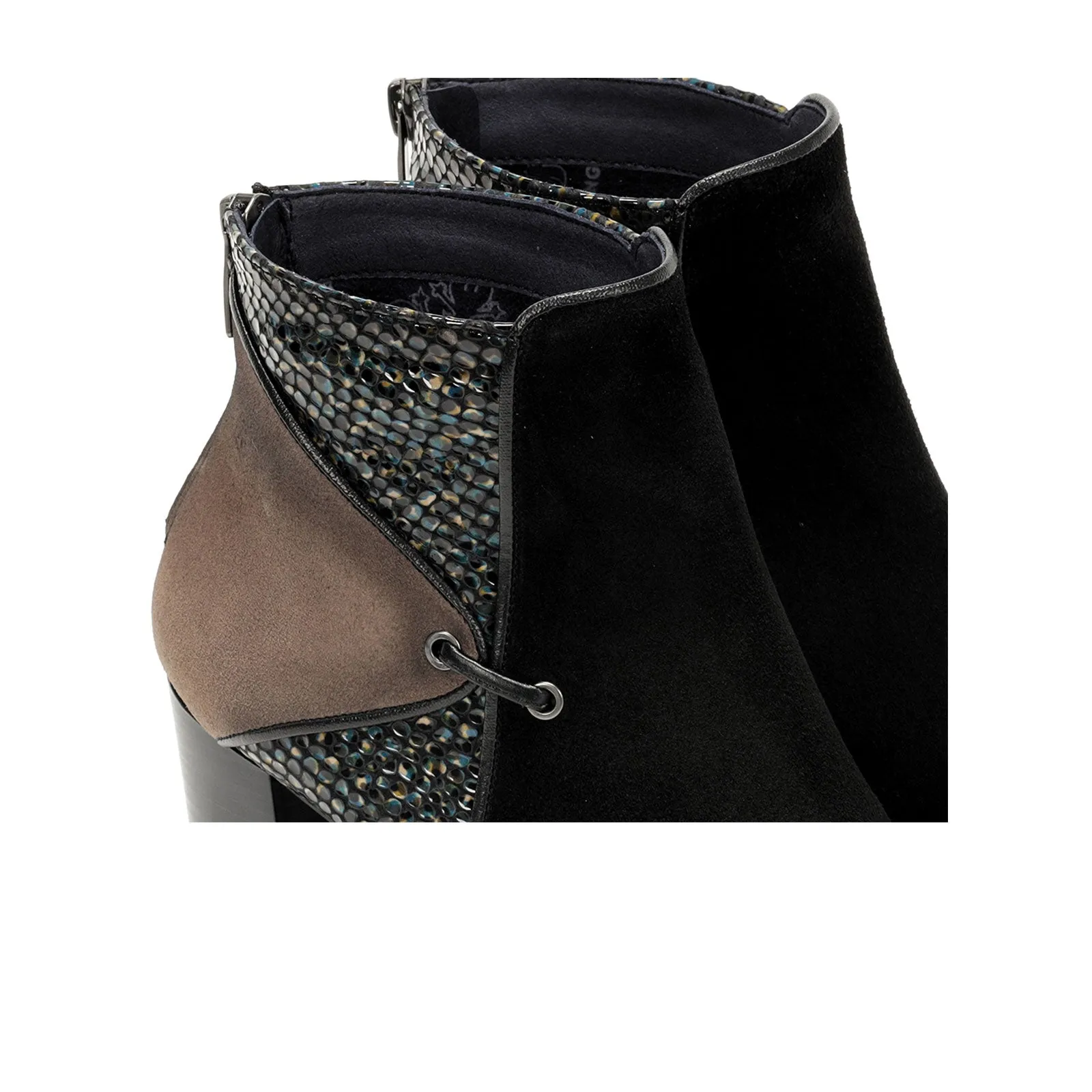 Dorking King D8925 Ankle Boot (Women) - Black/Fango