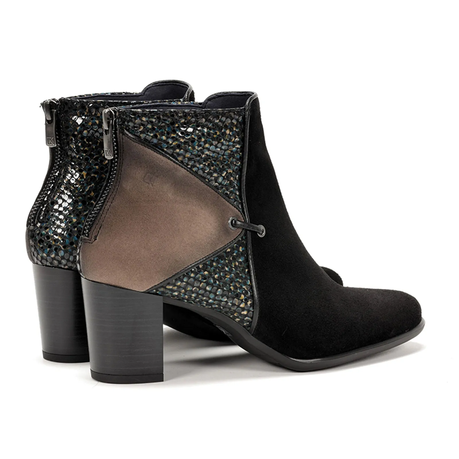 Dorking King D8925 Ankle Boot (Women) - Black/Fango