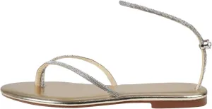 Flip Flops Sandals Women Dressy Rhinestone Sandals Flat Glitter Slides Thong Sandal Comfortable Summer Beach Shoes