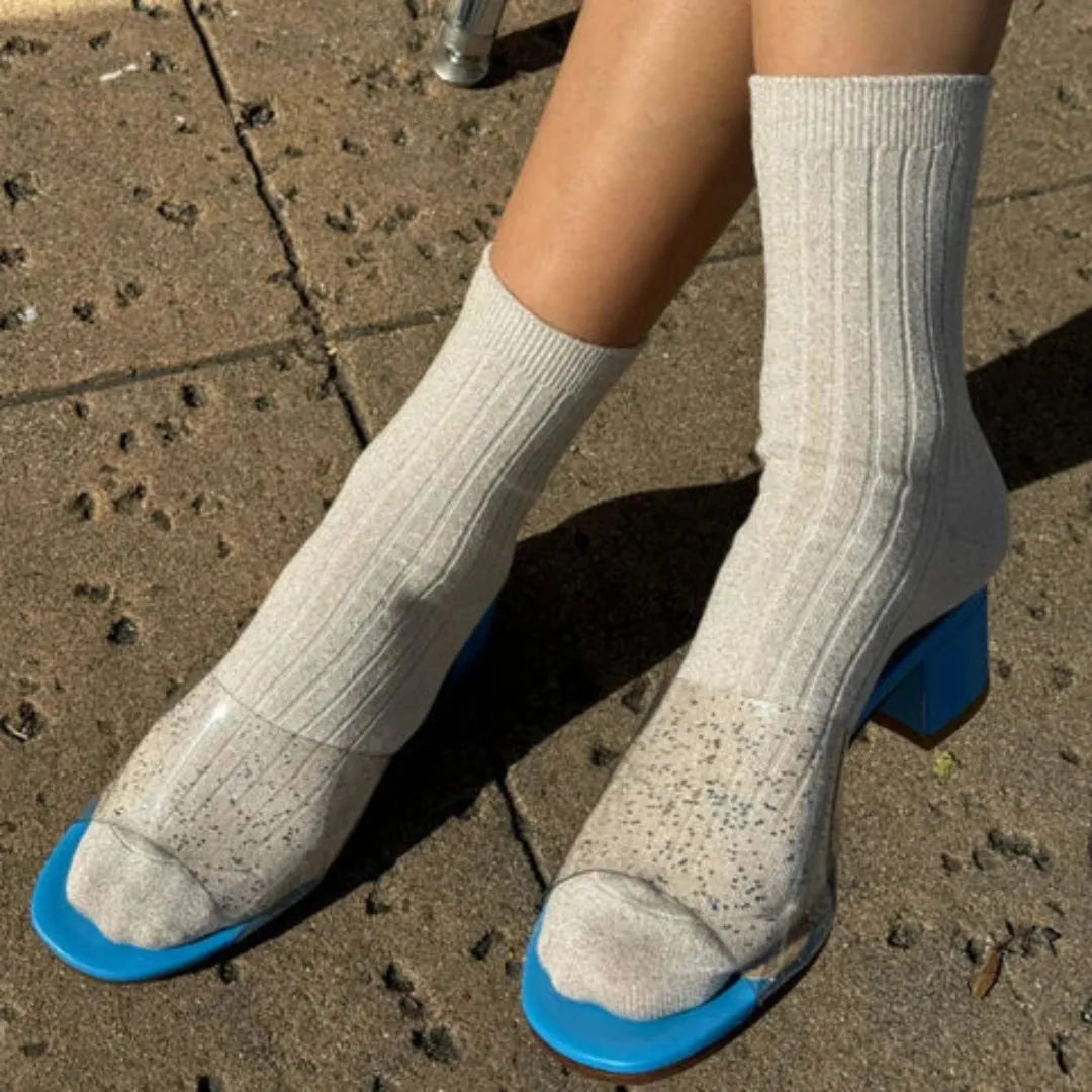 Her Socks (Champagne Glitter)