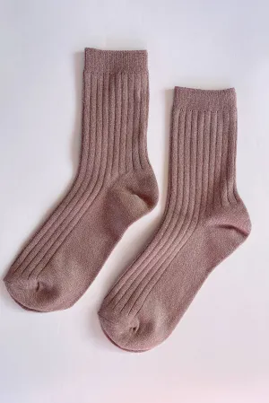 Her Socks Jute Glitter