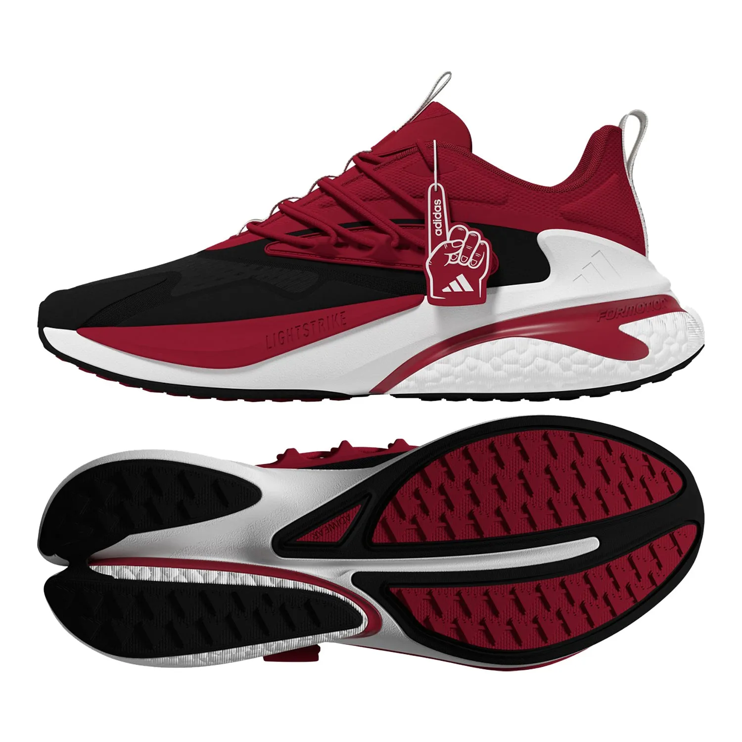Indiana Hoosiers Adidas Alphaboost V.2 Crimson Shoes