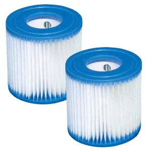Intex Type H Filter Cartridge for Above Ground Swimming Pool Pumps 2 Pack
