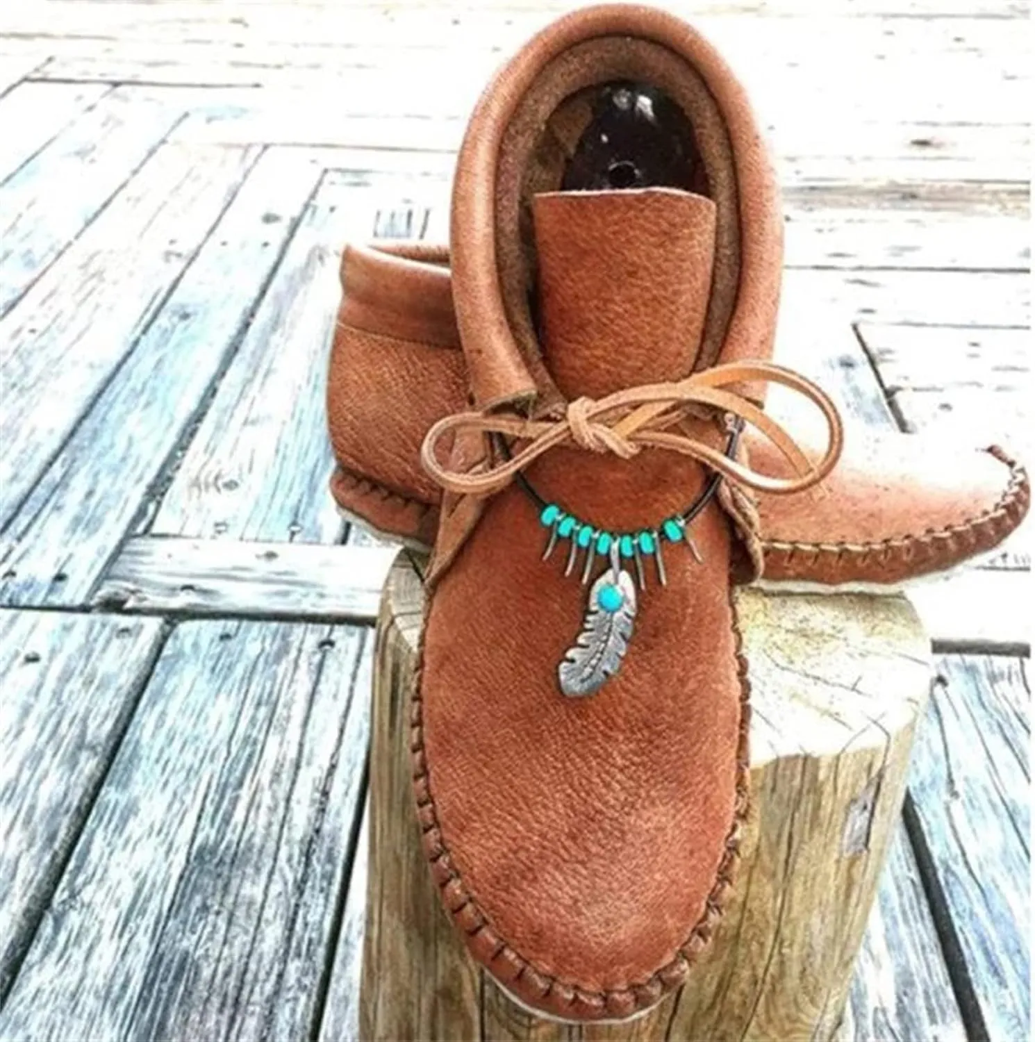 Ladmiple Boots For Women Ankle Booties Western Mid Calf Round Toe Fashion Cowgirl Cowboy Short Booties Walking Shoes