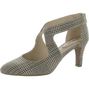 LifeStride Womens Canvas Pointed Toe Pumps