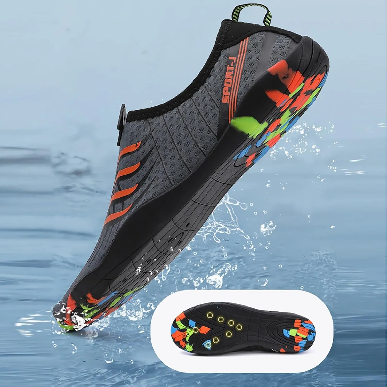 Mens Womens Aqua Shoes Quick Dry Water Swim Beach Pool Surf Hiking Kayaking Diving Yoga Barefoot Outdoor Sports Breathable
