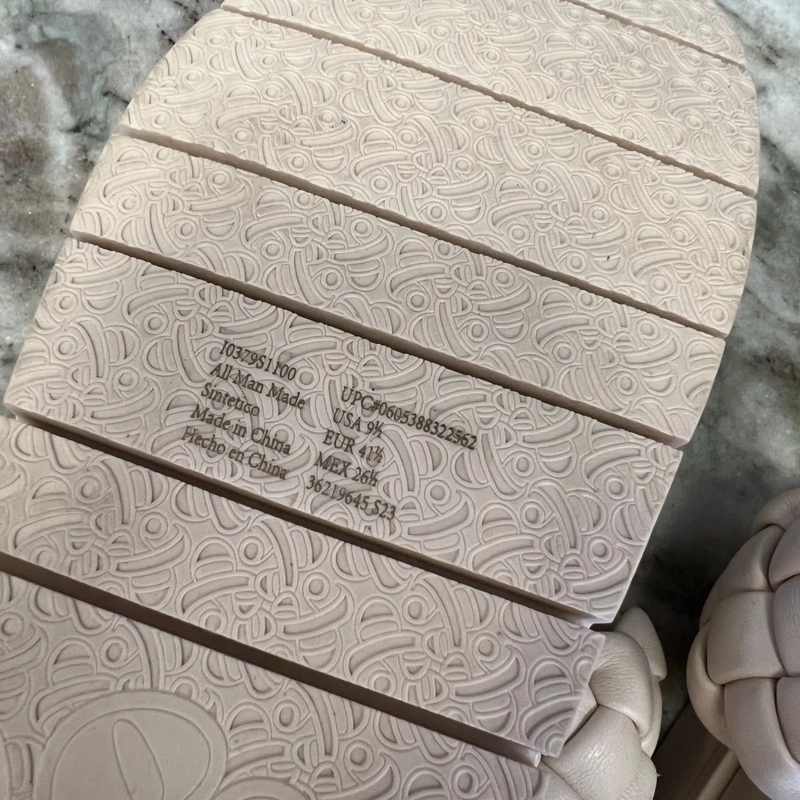 NEW Sam & Libby Cream Women's Adelia Footbed Sandals Size 9.5