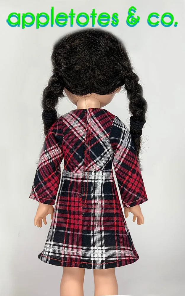 Noelle Dress Sewing Pattern for 14" Dolls