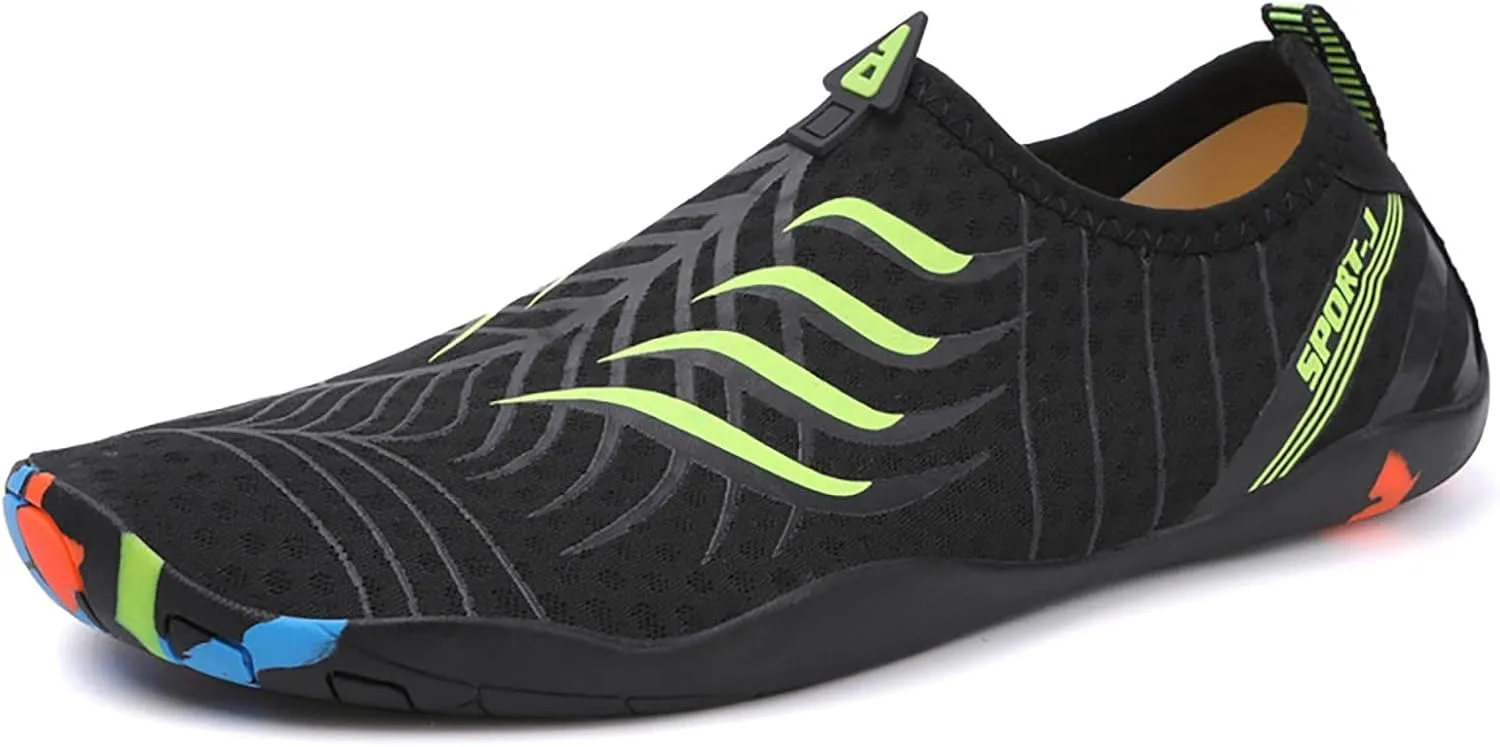Quick Dry Water Shoes Mens Womens Barefoot Aqua Socks Swim Beach Pool Shoes Lightweight Outdoor Sports Hiking Surf Yoga Footwear