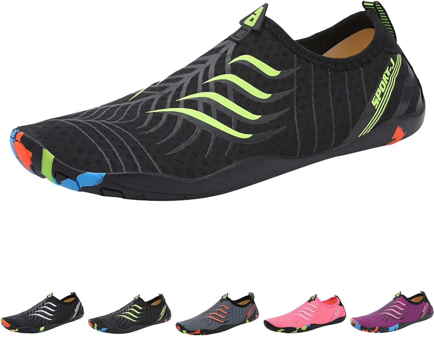 Quick Dry Water Shoes Mens Womens Barefoot Aqua Socks Swim Beach Pool Shoes Lightweight Outdoor Sports Hiking Surf Yoga Footwear