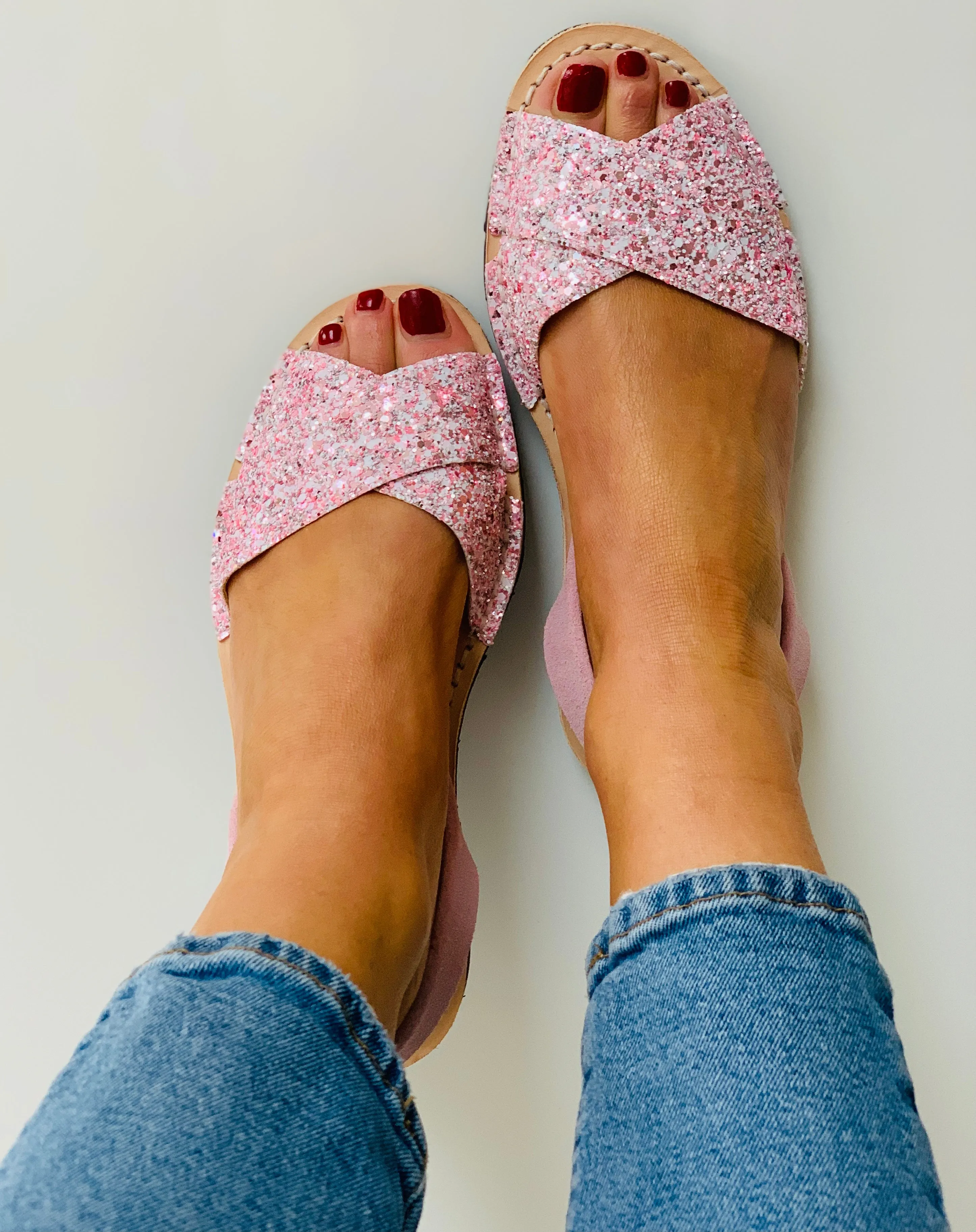 SAMPLE SALE Confetti Peeptoe SIZE 40