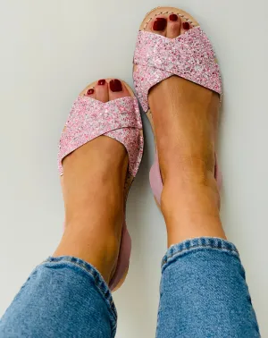 SAMPLE SALE Confetti Peeptoe SIZE 40