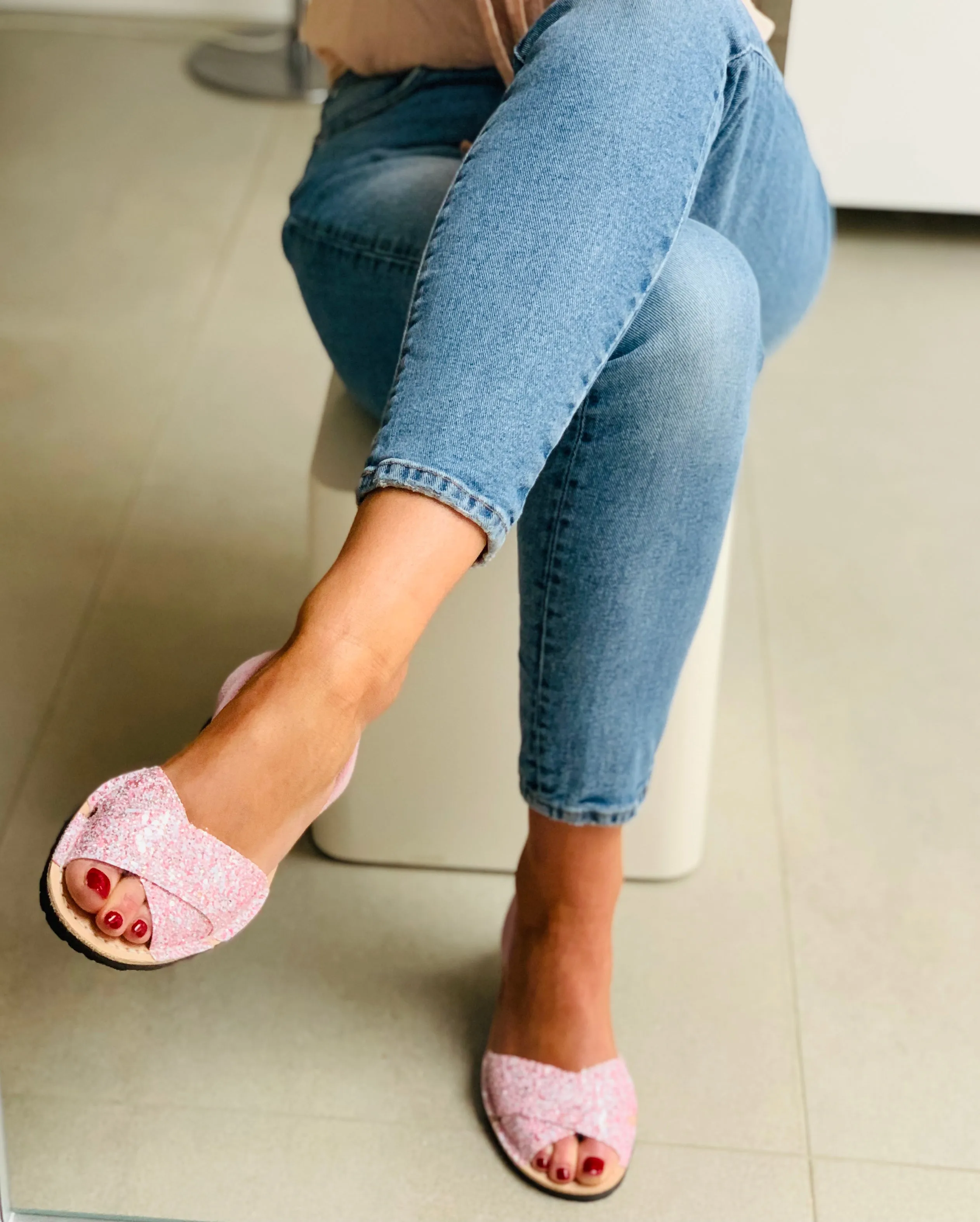 SAMPLE SALE Confetti Peeptoe SIZE 40
