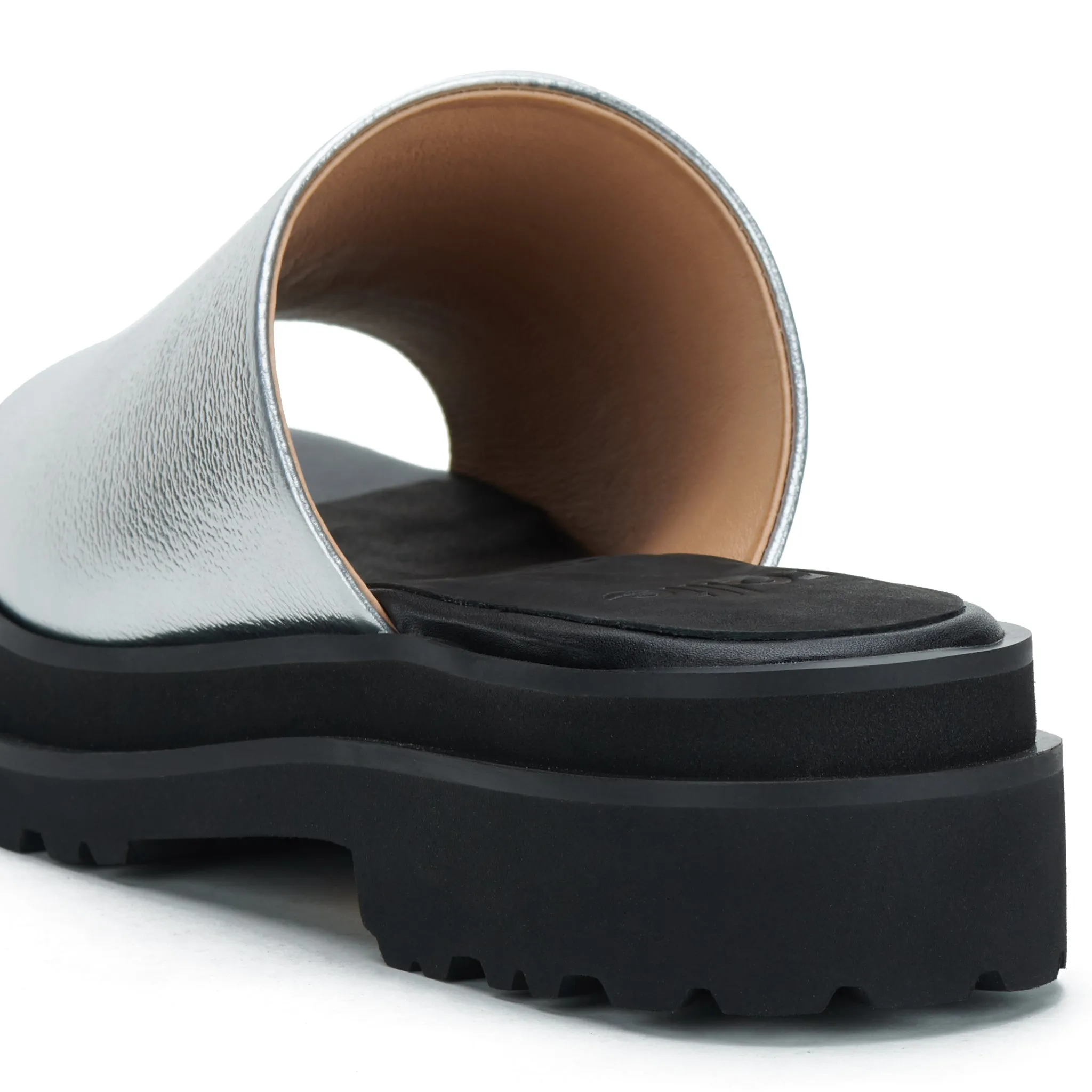 Slide Step Silver/Black