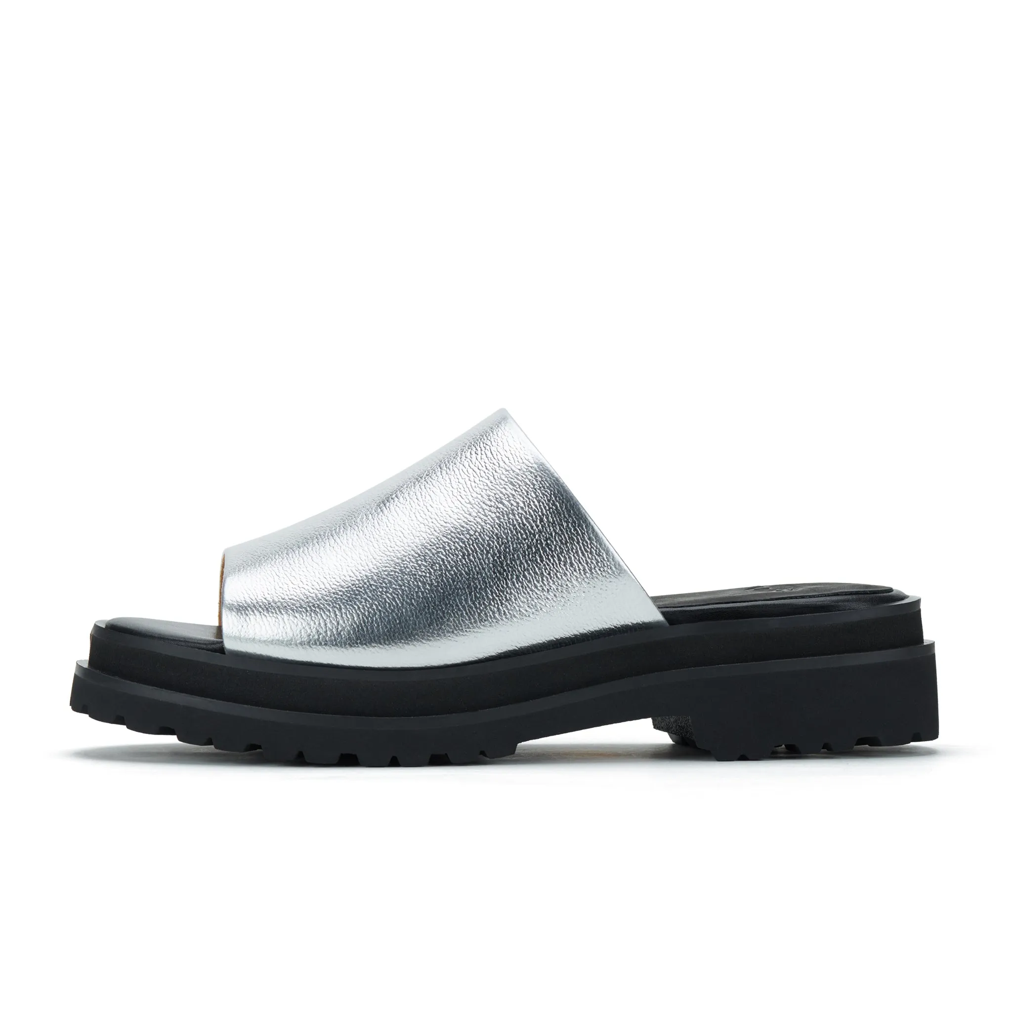Slide Step Silver/Black