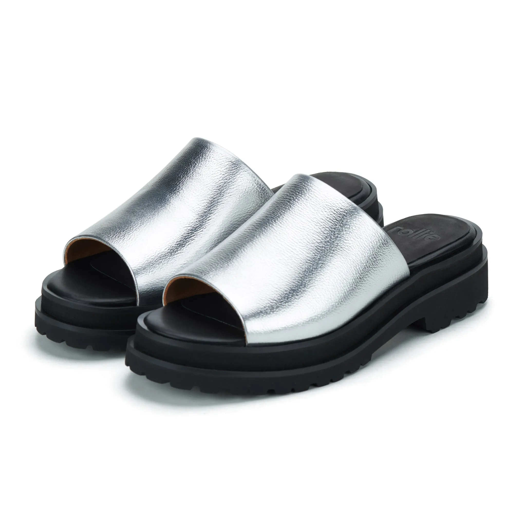 Slide Step Silver/Black