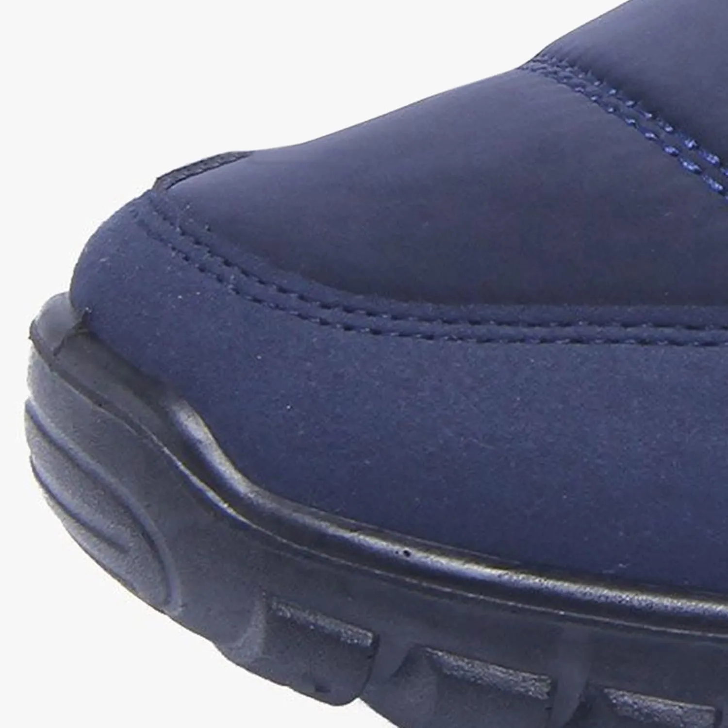 Snow Shoes For Men Plush Lined Non-Slip Winter Walking Shoes For Men Slip On Hiking Boots Women aterproof