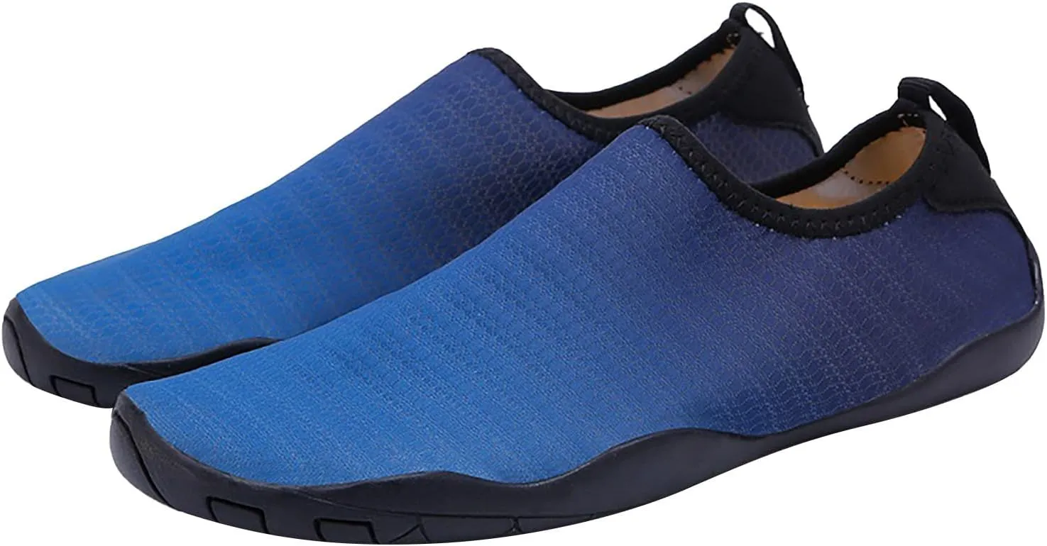 Water Shoes Men Wide Toe Box Quick Drying Slip On Barefoot for Pool Beach Surf Walk Water Yoga