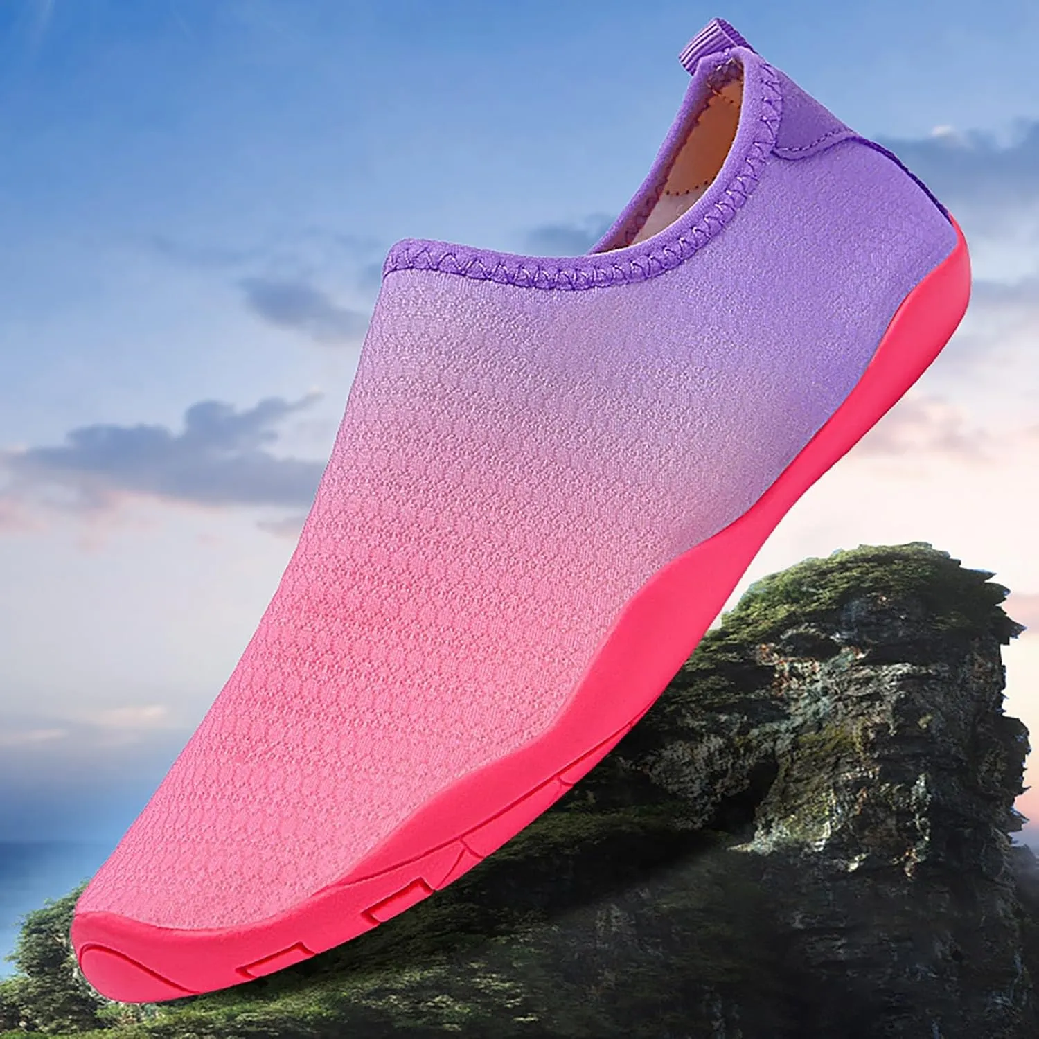 Water Shoes Men Wide Toe Box Quick Drying Slip On Barefoot for Pool Beach Surf Walk Water Yoga