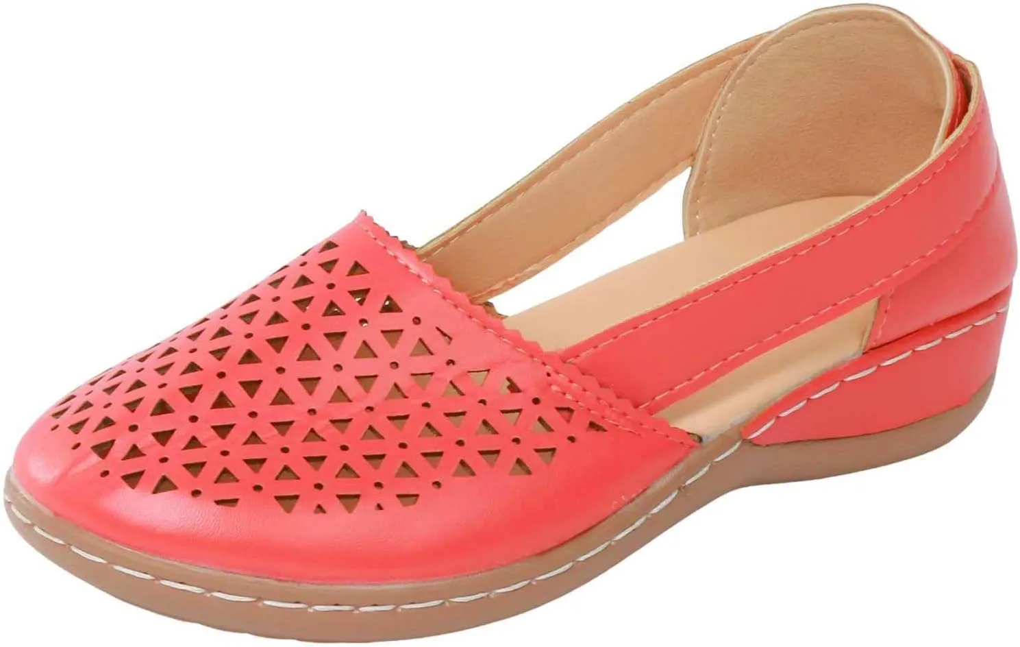 Women Shoes Fashionable And Comfortable Wedge Heeled Thick Soled Sandals Bare Boots Sandals Shoes Womens Flat 6