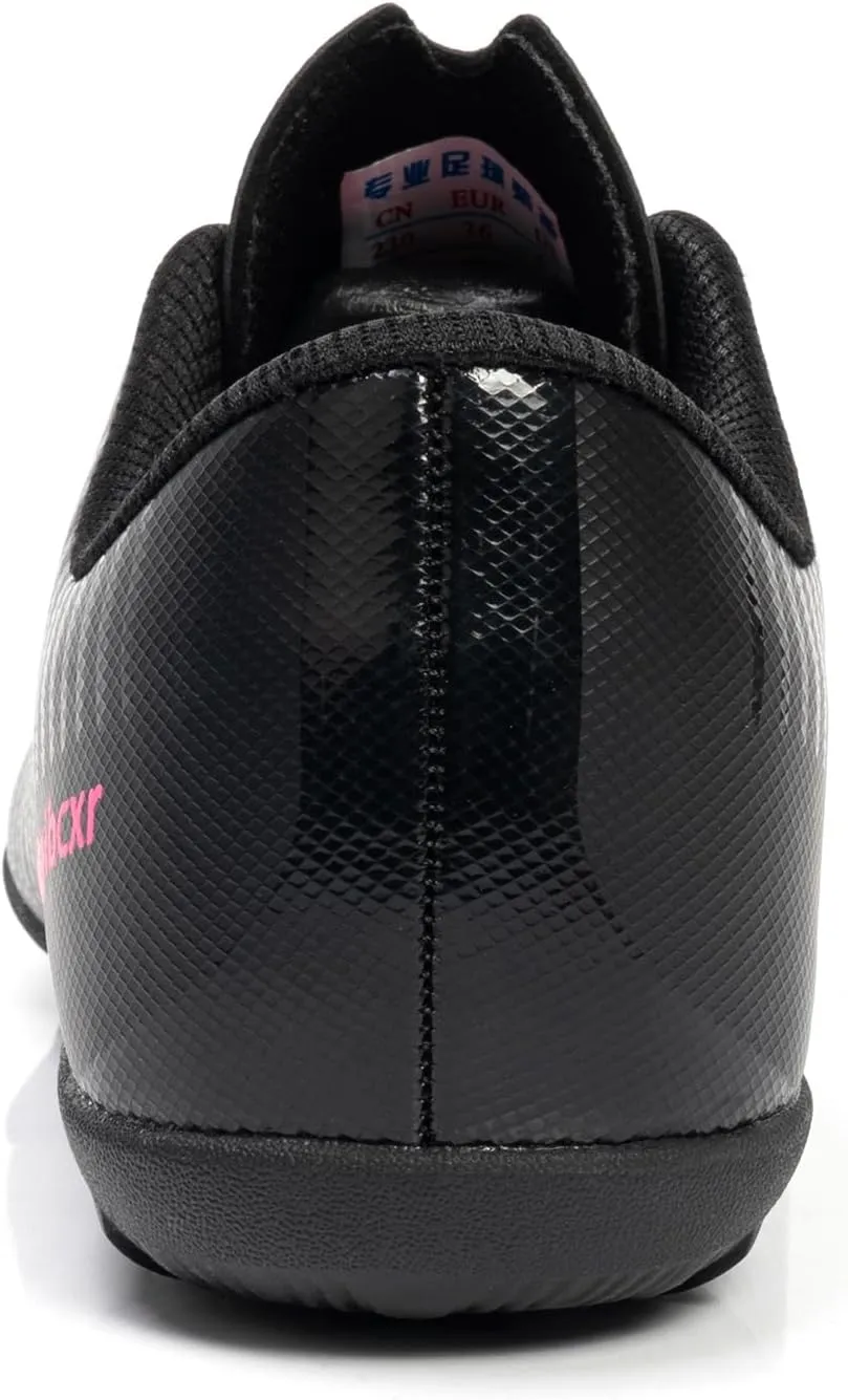 Women Soccer Cleats Lace-Up Turf Football Shoes Indoor Outdoor Low-Top Fustal Soccer Training