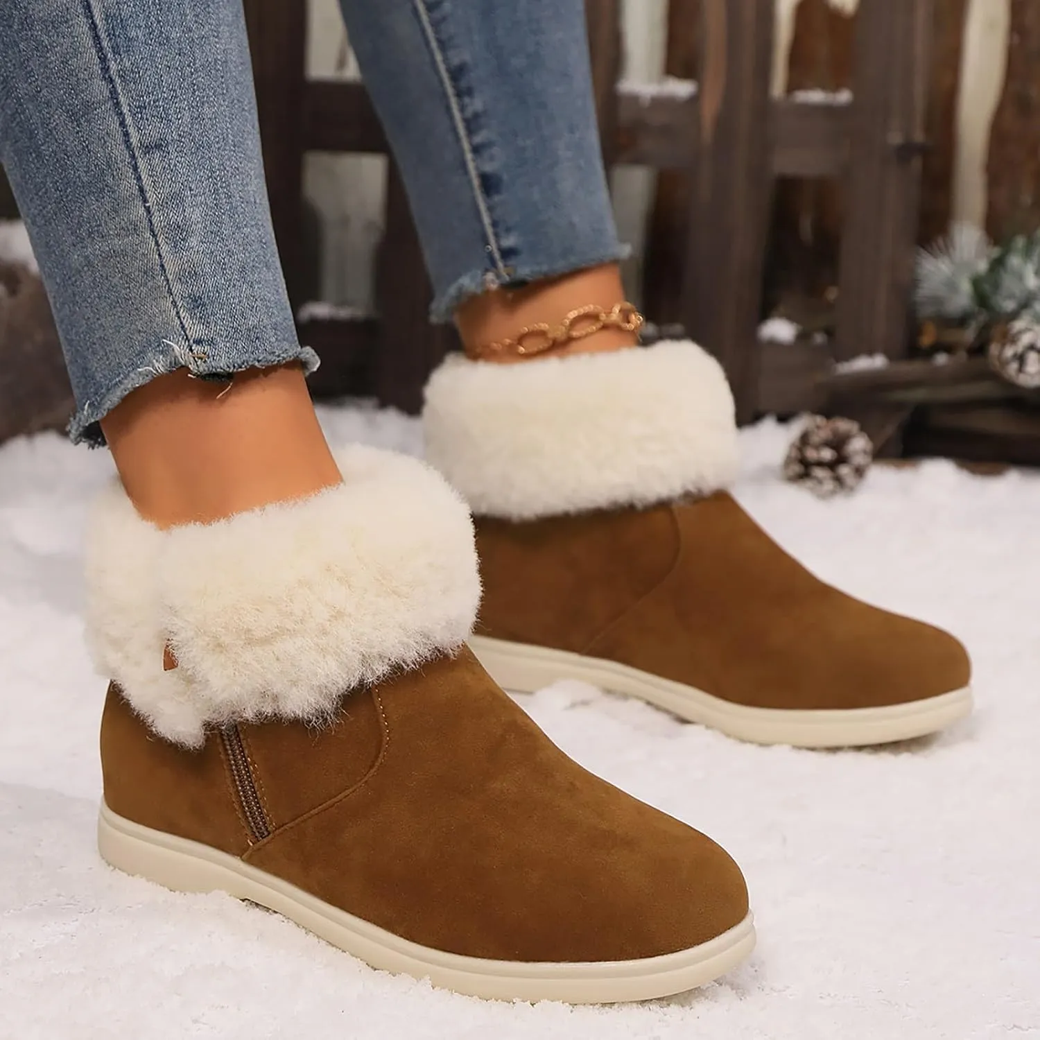 Women's Boots Womens Casual Boots Wide Width Booties Women WideBoots Platform Dress Shoes for Women Dress Shoes