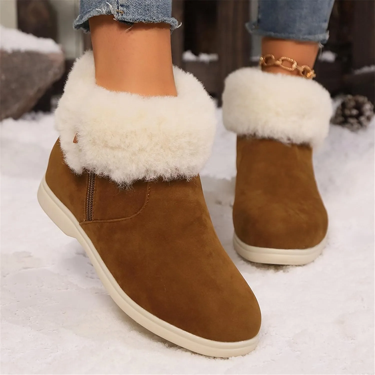 Women's Boots Womens Casual Boots Wide Width Booties Women WideBoots Platform Dress Shoes for Women Dress Shoes