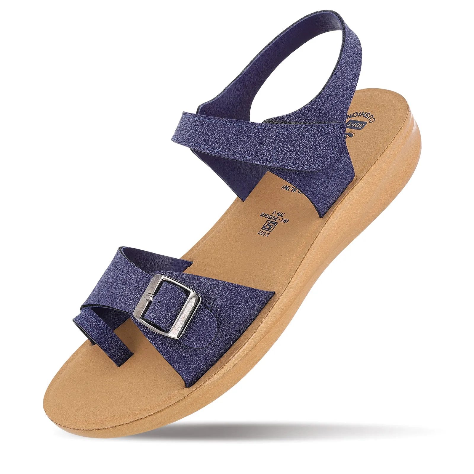 Women's Daily Wear Sandal  - WL7961 Blue Beige
