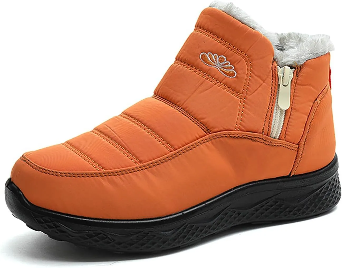 Womens Winter Snow Boots Women Ankle Booties Warm Fu Lined aterproof Insulated Slip On Outdoor Shoes